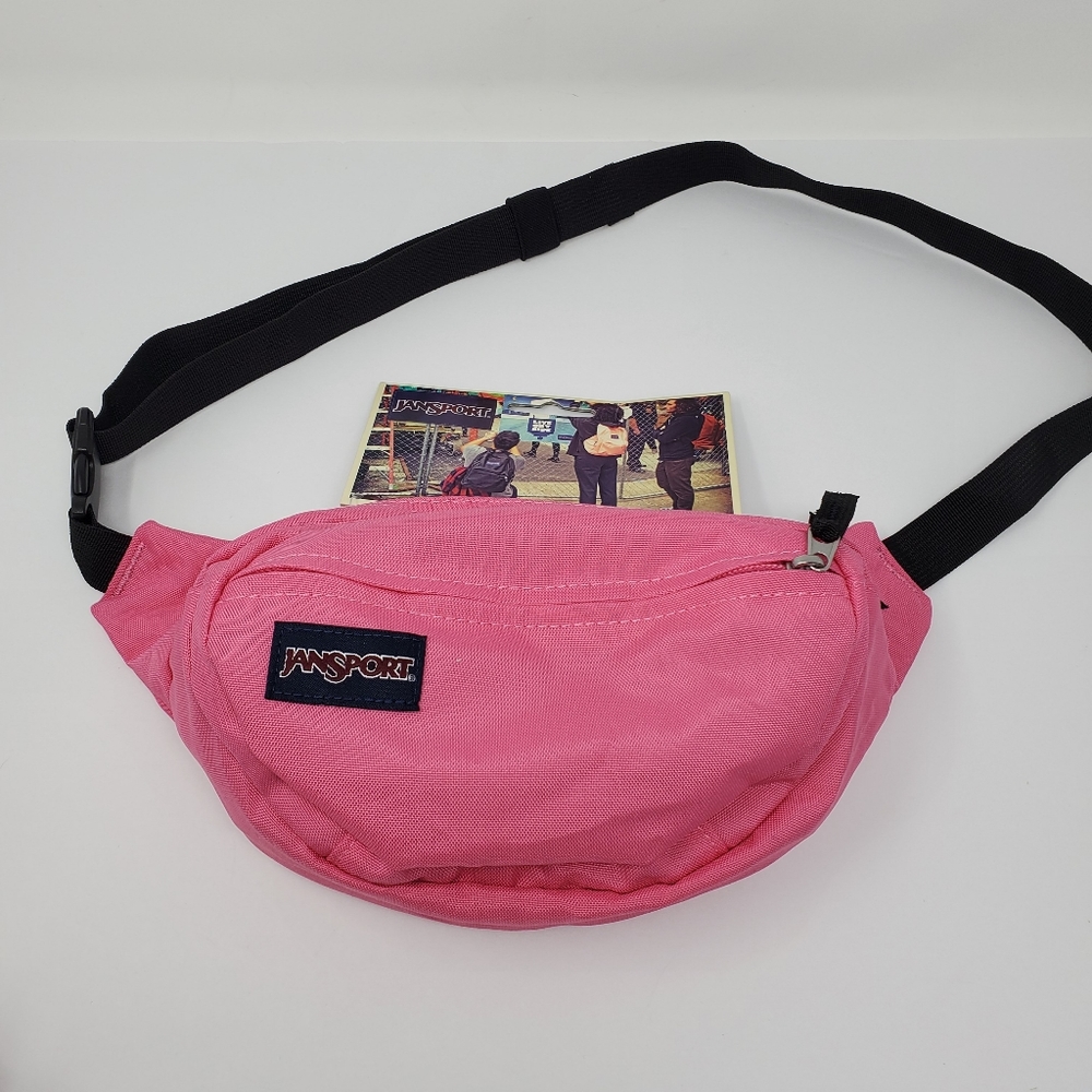 Jansport Pink Waist Pack with Black Strap